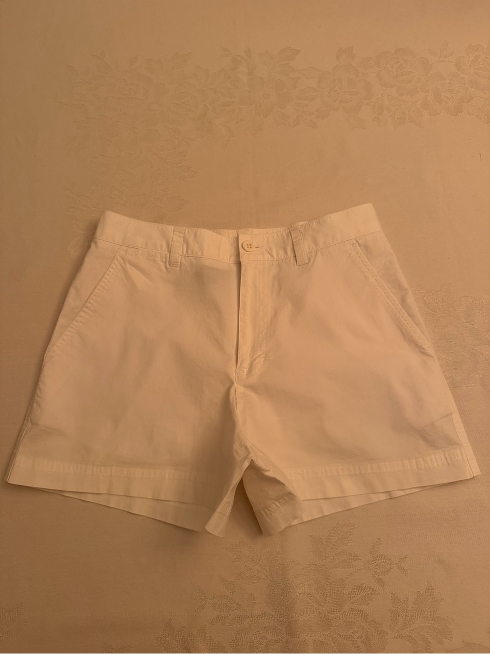 Ralph Lauren White Women's Cotton Bermuda Shorts